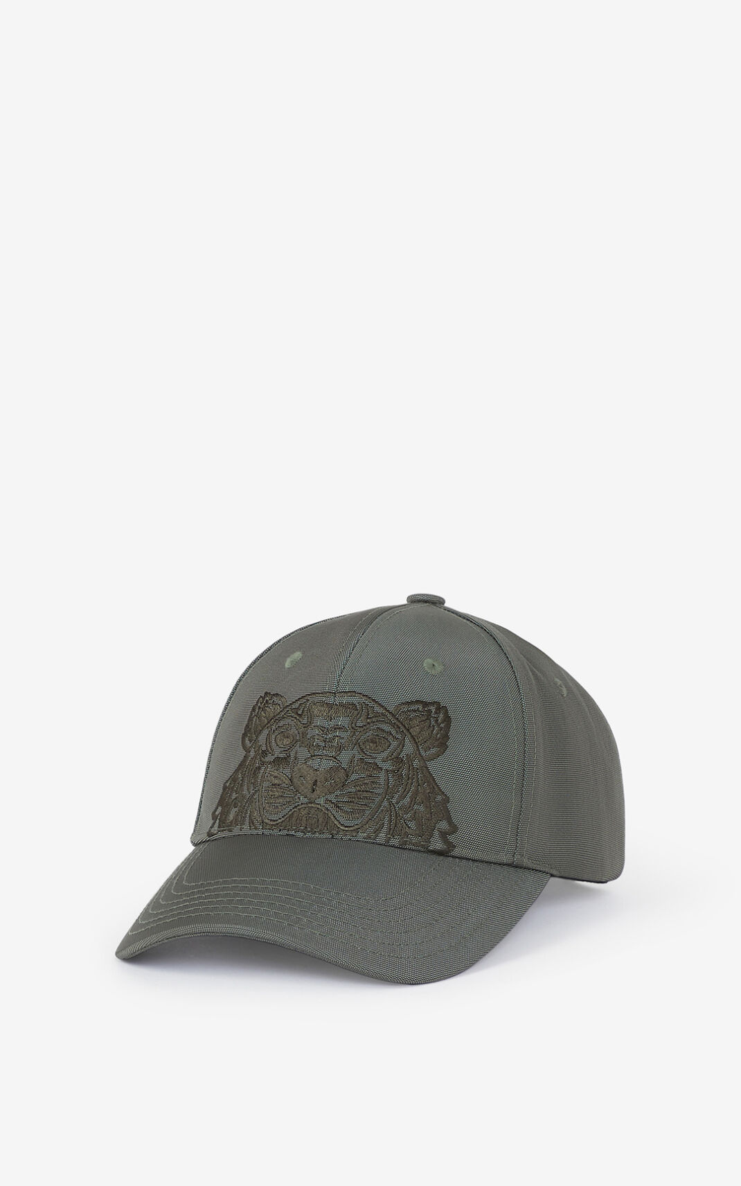 Kenzo Lona Kampus Tiger Gorras Hombre Gris Claro | 0524317-BK